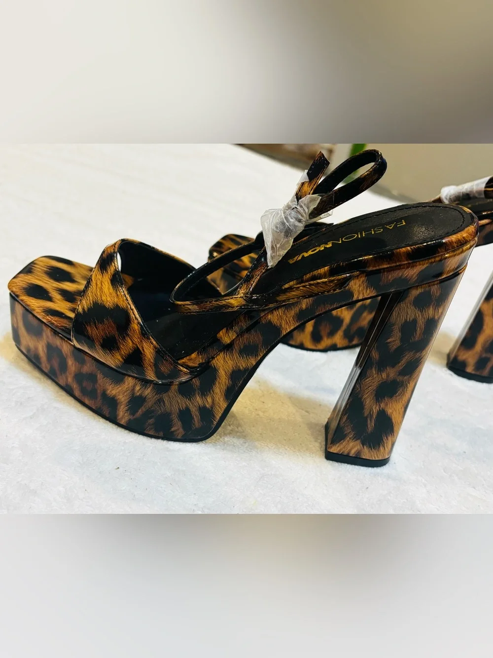 Brand New Stylish Heels By Fashion Nova - Size 10 - Heel Height 6 Inches - Box 2